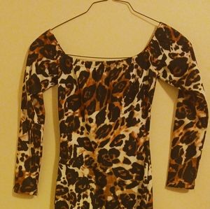 Animal print jumpsuit